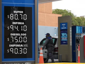 Los nuevos precios de YPF en San Juan, con alzas de entre $0,80 y $1,70 por litro