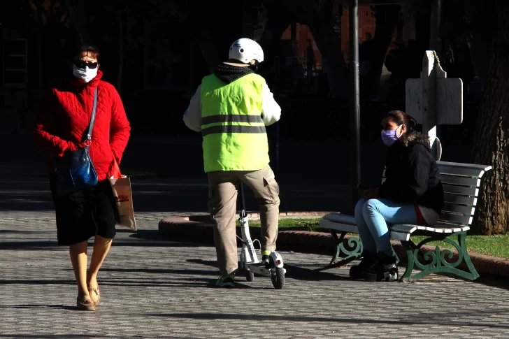 El listado de espacios habilitados para las caminatas saludables, departamento por departamento