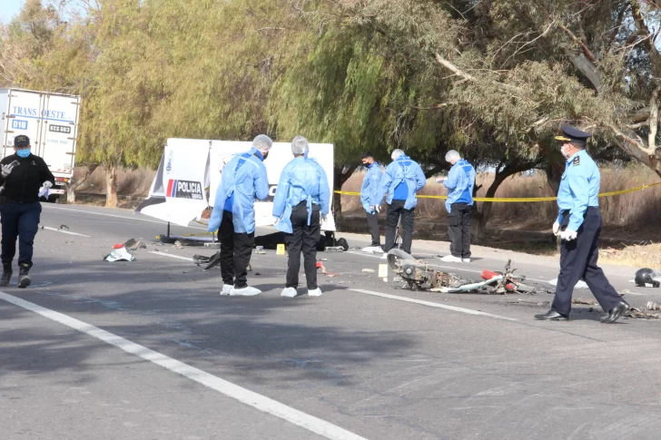 Identificaron al motociclista de la tragedia en la Ruta 20: tenía 61 años