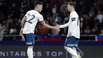 Messi habló de todo y destacó la figura de Lautaro Martínez: “Es muy completo”