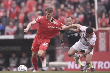 Matías Giménez jugó desde el inicio en el empate de Independiente ante Instituto