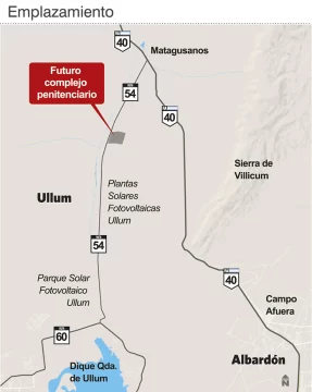 A fin de mes retoman obras del nuevo Penal de Ullum con nuevas empresas