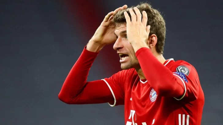 Thomas Müller dio positivo por coronavirus y se pierde la final del Mundial de Clubes