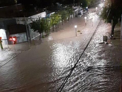 El estado de rutas y calles anegadas por la intensas precipitaciones