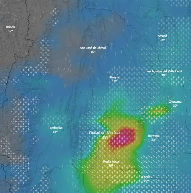 Seguí en VIVO el avance de la tormenta: se espera mucha caída de agua en periodos cortos