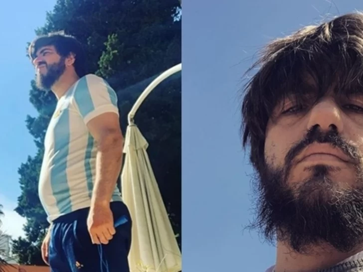 Marco Antonio Caponi bajó 7 kilos y mostró el antes y el después