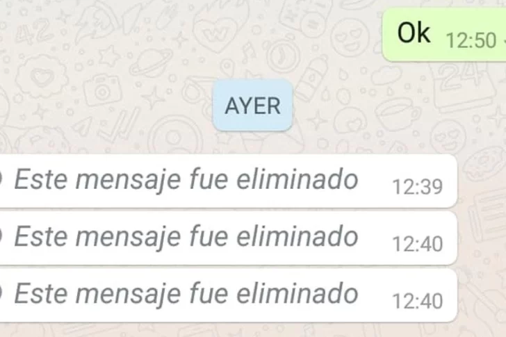 Mirá cómo ver los mensajes eliminados de Whatsapp