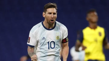 No le sobró nada: Argentina venció a Ecuador gracias a un penal de Messi