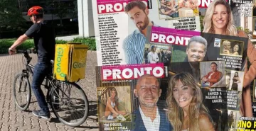 El millonario dueño de revista Pronto se convirtió en delivery