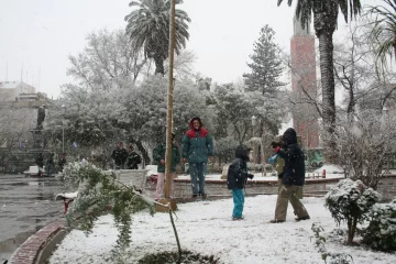 Qué condiciones se tienen que dar para que nieve en la Ciudad