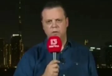 Un periodista se desmayó en pleno móvil de TV por un golpe de calor