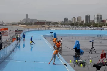 Por la intensa lluvia, reprogramaron todas las actividades del patín carrera