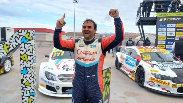 Top Race Series: Ariel Persia ganó y festejó en su casa