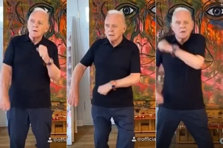 El hilarante video de Anthony Hopkins en Tik Tok bailando hip hop