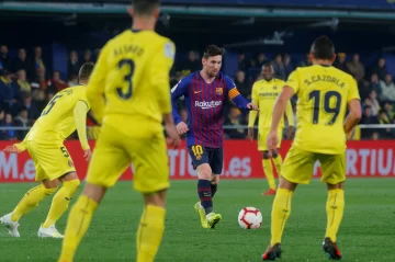 Messi marcó un golazo en el empate de Barcelona ante Villarreal