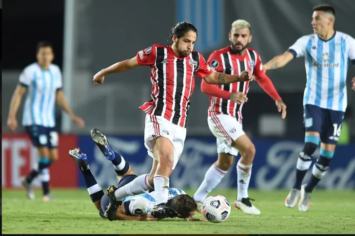 Sin goles, Racing empató en Avellaneda con el San Pablo de Crespo