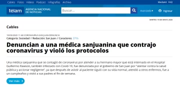 El país habla del caso de la médica infectada en San Juan