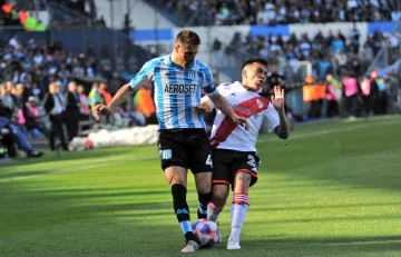 River le terminó dando una mano a Boca ganándole a Racing en Avellaneda