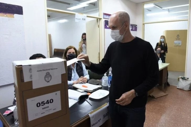 Votó Rodríguez Larreta y dijo que espera que los resultados estén temprano