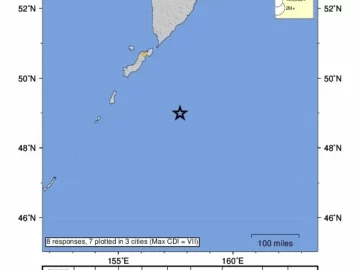 Rusia registró un terremoto de Magnitud 7,5