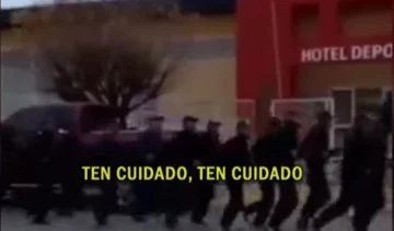 “Piquetero, ten cuidado, a tu villa voy a entrar”: el  violento canto de la Policía de Chubut en un entrenamiento