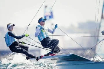 La pareja Travascio y Branz ganó su segunda regata y llegan al 6to puesto en vela