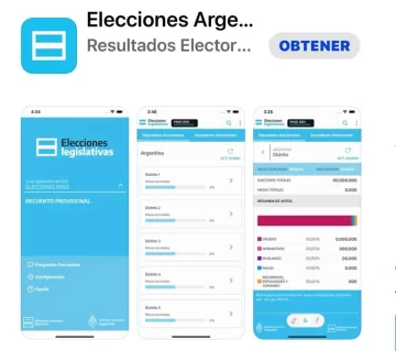 Lanzaron una aplicación para seguir el resultado de las elecciones por el celular