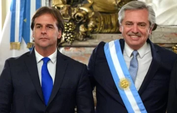 Fernández habló con Lacalle Pou para tratar de bajar la tensión en la región