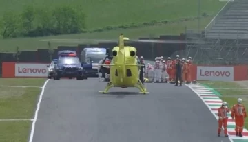 [VIDEO] Impresionante accidente de Dupasquier en el Moto3: hay preocupación