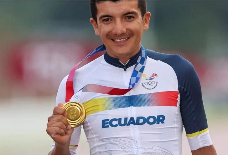 Richard Carapaz, el ciclista ecuatoriano que logró el primer oro para Sudamérica en Tokio