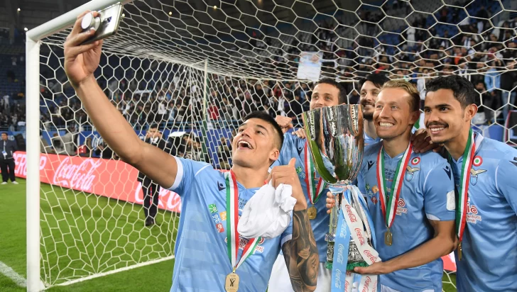 La Lazio de Correa se quedó con la Supercopa de Italia