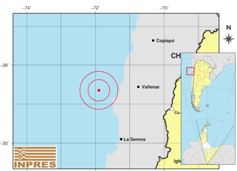 Un sismo de 6,8° de Magnitud en Chile se sintió fuerte en San Juan