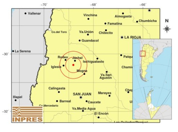 Se registró un sismo de 4.5° en el Norte de la provincia