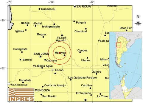 Un fuerte temblor con epicentro en Caucete se sintió en gran parte de San Juan