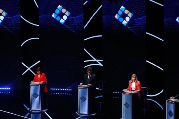 Con chicanas entre los cinco candidatos, el tema Seguridad abrió el segundo debate