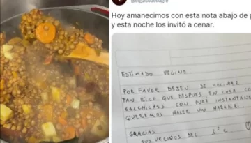 “Dejen de cocinar…”: el insólito pedido de unos vecinos que es furor en Twitter