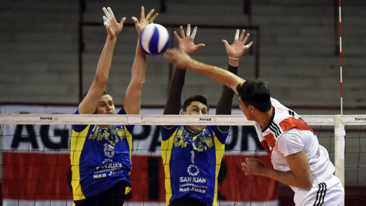 UPCN dominó el partido y le ganó por 3 a 0 a River: quedó a un paso de la semifinal