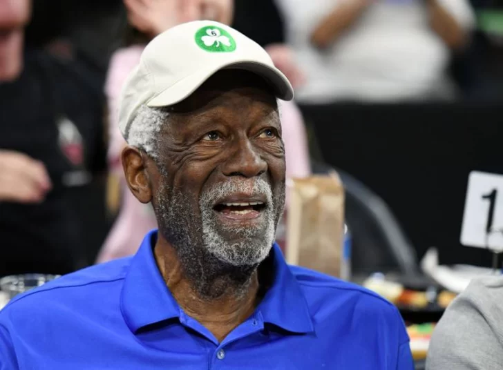 Murió Bill Russell, leyenda y recordman de la NBA