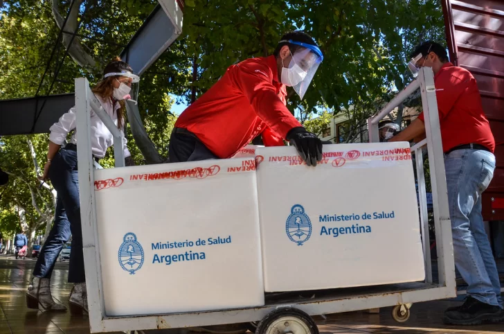 Esta mañana llegaron 16.200 nuevas dosis de vacunas Sinopharm a San Juan