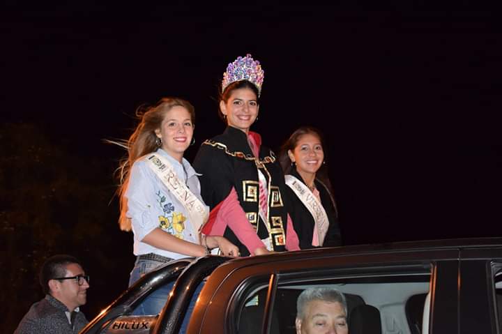 [FOTOS] La Virreina llegó a Valle Fértil y fue recibida por los vecinos