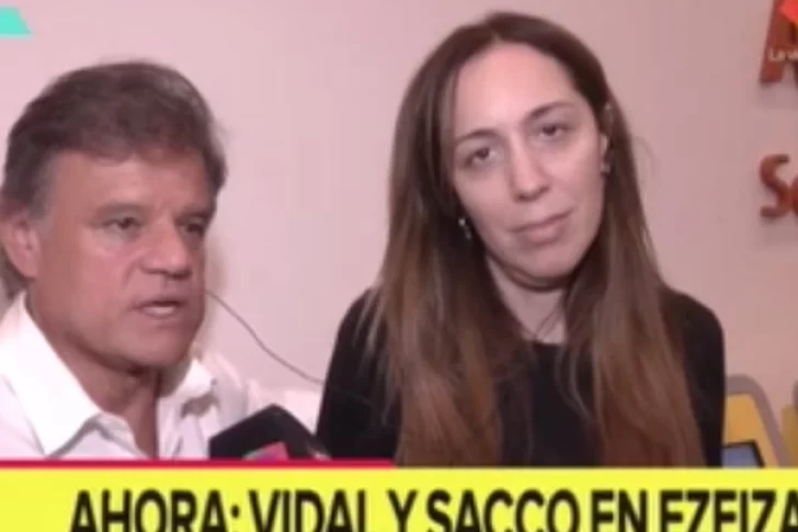 María Eugenia Vidal y Quique Sacco hablaron por primera vez de su romance
