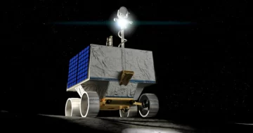 Un robot de la NASA usará faros para buscar agua en cráteres lunares