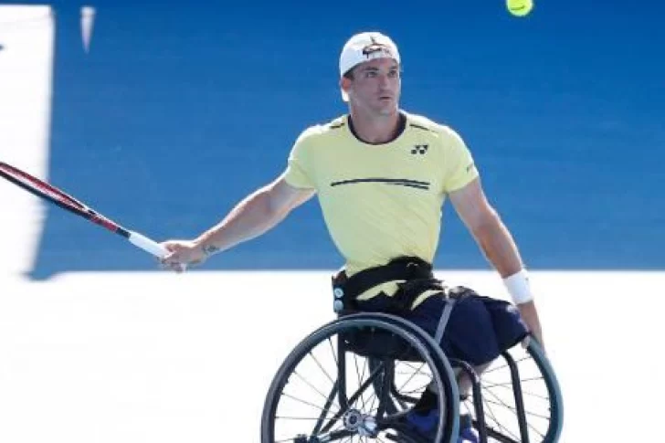 Gustavo Fernández se metió en la final de tenis adaptado