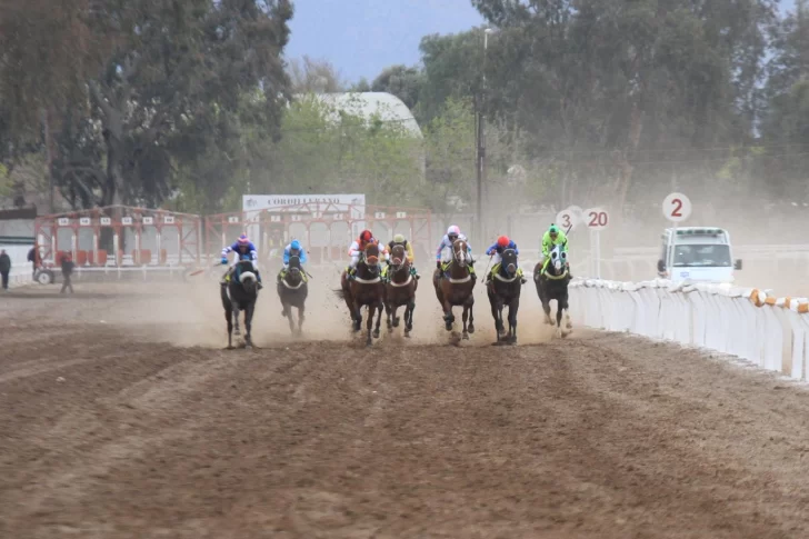 Hubo “puesta” entre dos caballos en el Domingo Faustino Sarmiento