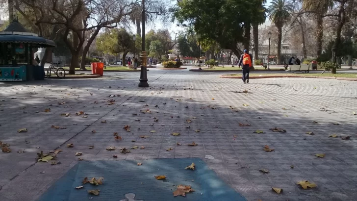 Un fuerte viento Sur sorprendió a los sanjuaninos