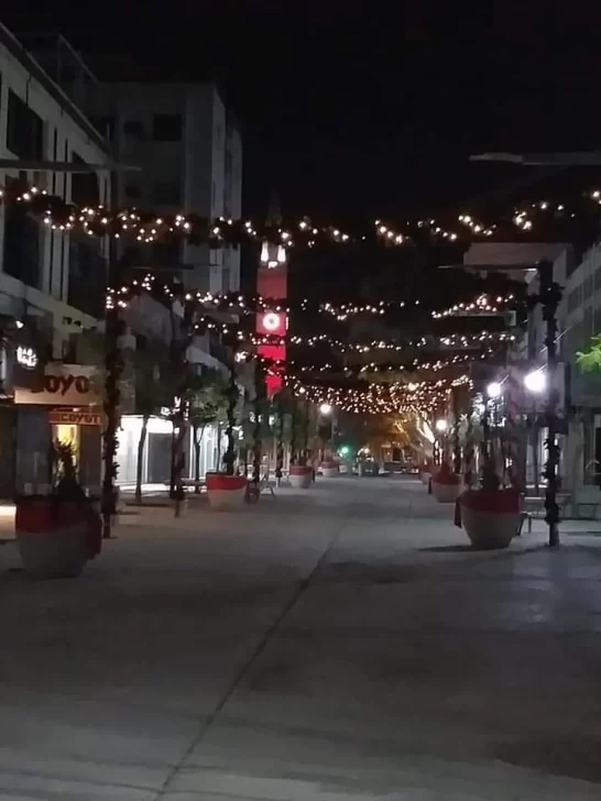 La Navidad llegó a  la nueva Peatonal