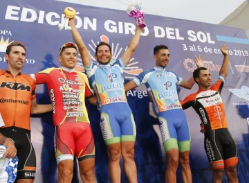 El “Willy” Lucero aceleró al máximo en el sprint final y cantó victoria en la segunda etapa