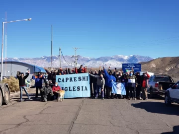 Prestadores mineros de Iglesia en el acceso a Veladero: insisten continuidad en contratos