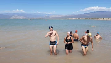 Los guardavidas rinden en el Dique de Ullum en la previa de la temporada de verano