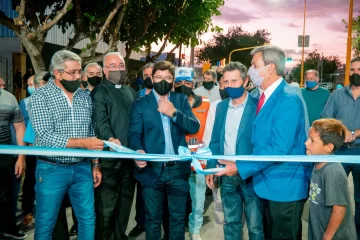 Inauguran obras en Santa Lucía en el marco del 151 aniversario del departamento